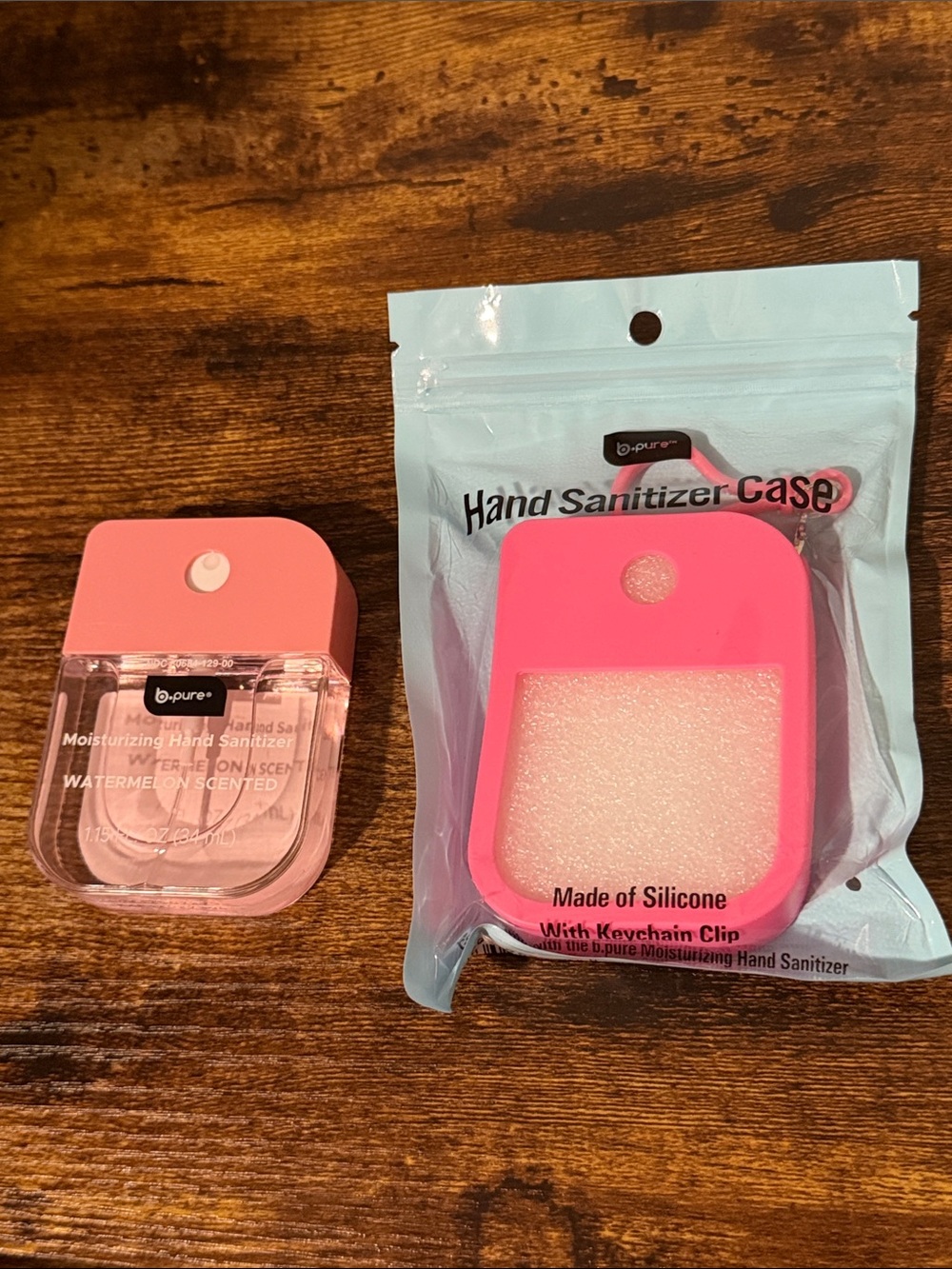 Pink watermelon 🍉 Hand Sanitizer with Silicone Case